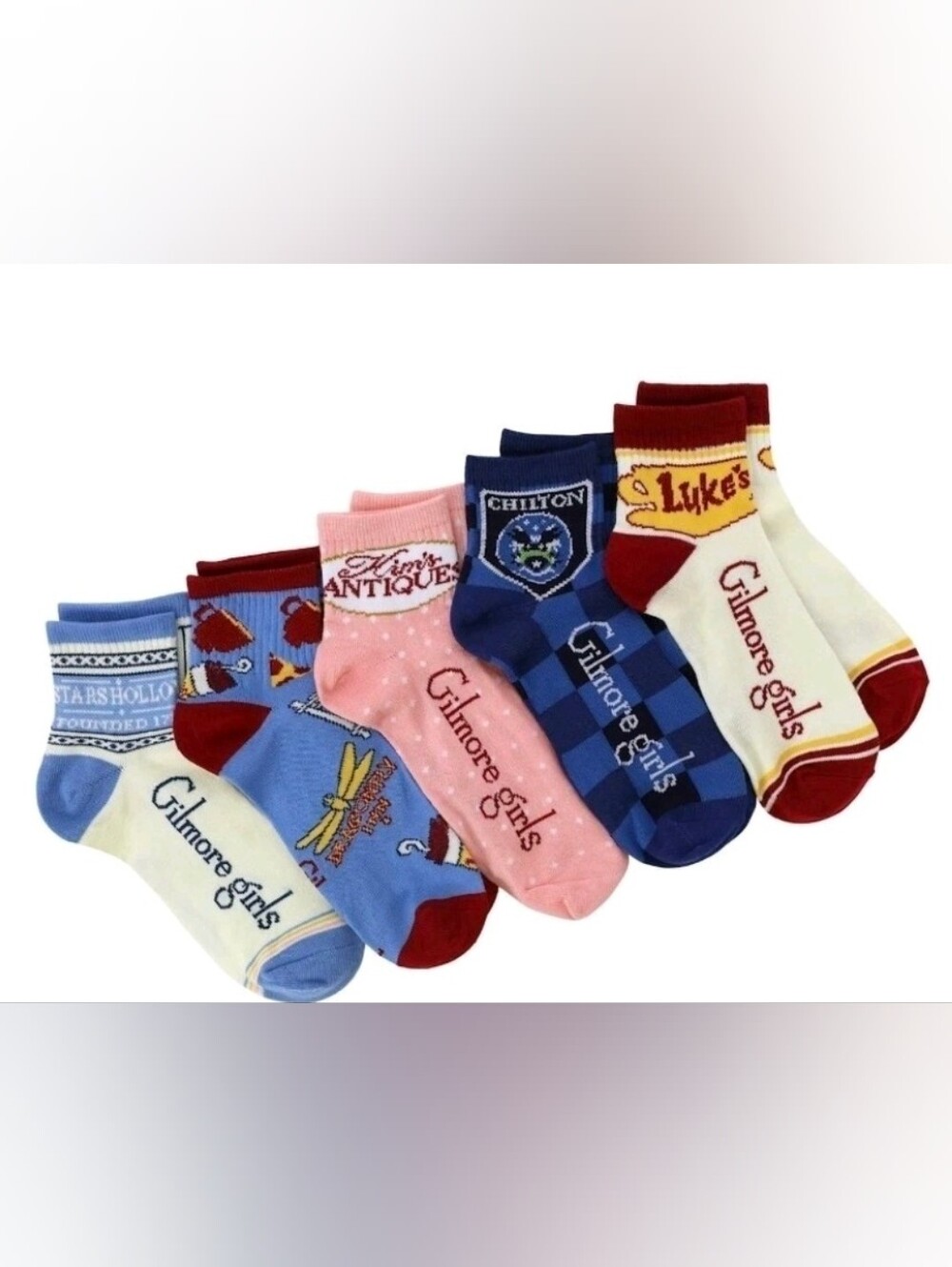 Gilmore Girls 5pk Socks